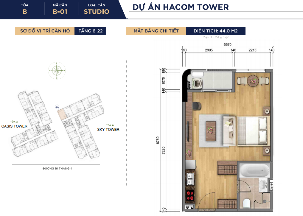 căn hộ b01 hacom tower